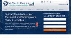 Desktop Screenshot of mcclarinplastics.com