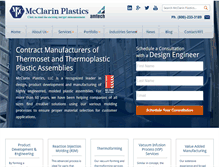 Tablet Screenshot of mcclarinplastics.com